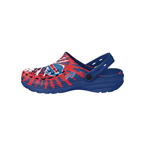 Image of FOCO Mens NFL Team Logo Tie-dye Garden Water Sandals Shoes Slipper Clogs with Strap