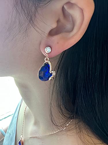 image for Txibikn 4 Pieces Fashion Shiny Starlight Crystal Rhinstone Pendent Nec