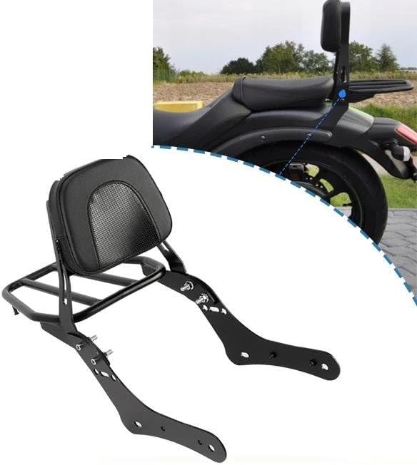 に適合する バルカン S 650 VN650 2015-2020 用 取り外し可能 バイク用 パッセンジャーシート バックレストセッ