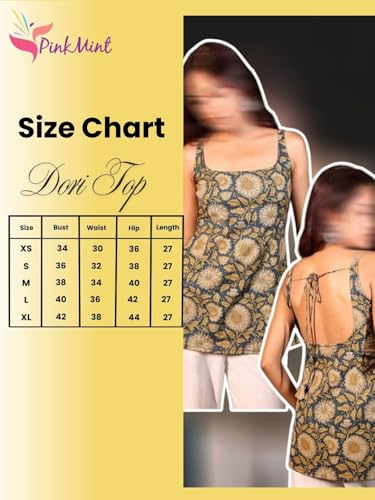 Image of Pinkmint Women Cotton Blend Printed Short Kurti Top (Pack of 2) | Stylish Casual Wear | Sleeveless Top | Back Dori Design | Comfortable Kurta Tops