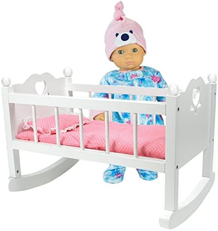 white dolls cot