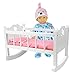Sophia's High-End Baby Doll Rocking Cradle for 16