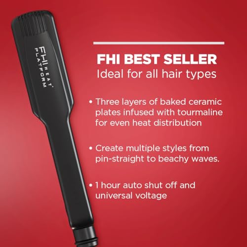 Image of FHI Heat Platform Pro Styling Tourmaline Hair Straightener for All Hair Types