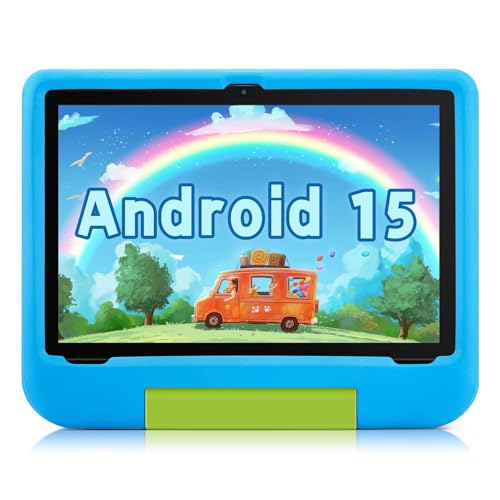 Image of Android 15 Tablet for Kids - Kids Tablet with 10.1 inch Display, 8GB+64GB, Octa-Core, WiFi 6, 5000mAh, Parental Controls & Pre-Installed Kids Apps, Tablets with EVA Case