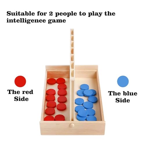 Juego clásico de estrategia 4 en línea de madera miniatura 3