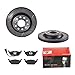 Produktbild 2 Bremsscheiben Geschlitzt 280 mm + Bremsbeläge Vorne von Brembo Geschlitzt (1420-53489) Bremsensatz Bremsanlage Bremsen-Kit,Bremsenset, Bremsscheiben, Bremsbeläge, Bremsen-Set, Beläge, Bremsbelag,