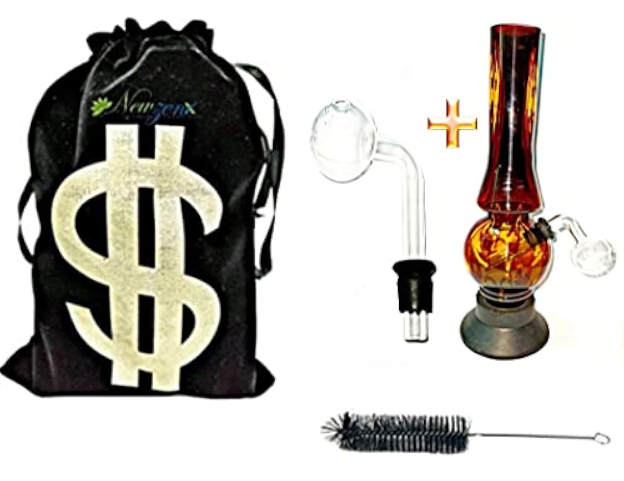 Acrylic Oil Meth Crystal Honey Bong Batsman Value Pack