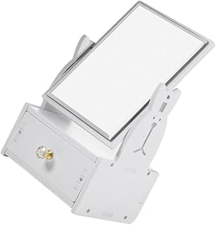 1pc Desktop Makeup Mirror Drawer Rotatable Va...