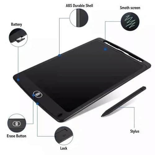 Image of LCD Writing Tablet for Kids - 8.5 Inch Digital Slate Pad for Drawing & Writing | Rewritable LCD Board for Kids Age 3-10 Years | Smart Writing Tab for Boys & Girls