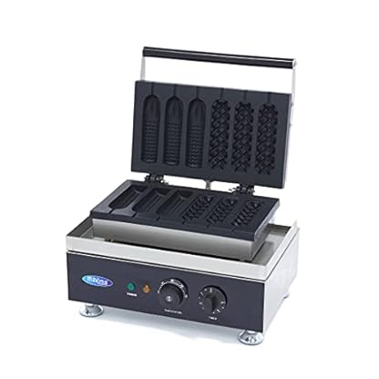 Maxima Gastro Waffelmacher - 6 Sticks - Maishunde - 2 Muster