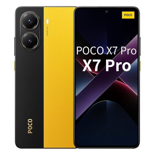 携帯電話本体 POCO X7 Pro Yellow 8GB/256GB Smartphone Xiaomi Poco X7 Pro 5G NFC 8GB RAM 256GB ROM Amarelo