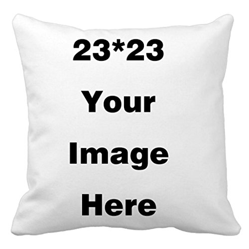 Product Image of the Shop&Three Custom Design Photos or Text Outdoor/Indoor Throw Pillowcase,Personalized Pet Photo Pillow, Love Photo Throw Pillowcases, Wedding Keepsake Throw Pillow Covers (23' x 23')