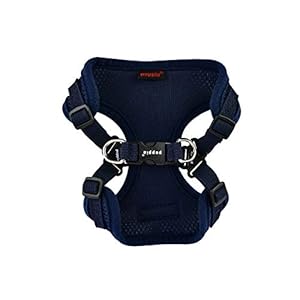 Puppia dog harness comfort mesh step in all season no pull no choke walking training adjustable neck  chest for small  medium dog  navy  s   cucciolini doodles
