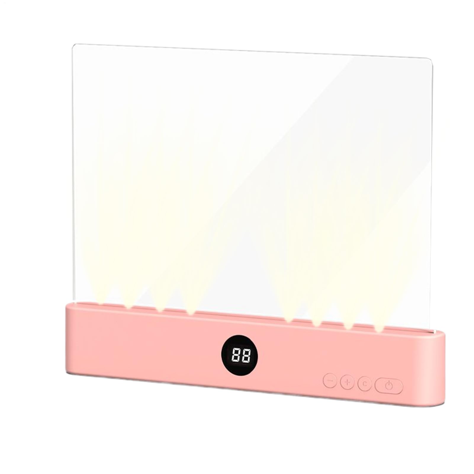 Reading Light - Eye Caring Clear Panel Flat | Portable Reading Light LED Night Lamp,for Women Men Kids Readers Home Travel Dorm Office School Bedroom Desk Bed Birthday