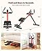 Yoleo Multi-Functional Ab Machine, Foldable Ab Workout Equipment, Ab Trainer Machine for Stomach Workout, Ab Crunch & Rowing Machine with Foam Support,7-Length Adjustable Ab Machine for Home Exercise