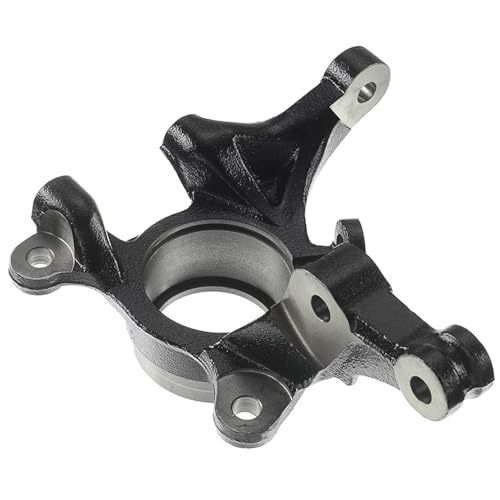 Image of Detroit Axle - Front Left Steering Knuckle for 2006 2007 2008 2009 Kia Rio Rio5, Driver Side Steering Knuckle Assembly Replacement