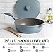 Goodful All-in-One Pan, Multilayer Nonstick, High-Performance Cast Construction, Multipurpose Design Replaces Multiple Pots and Pans, Dishwasher Safe Cookware, 11-Inch, 4.4-Quart Capacity, Blue Mist