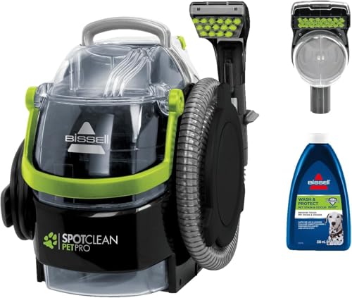 BISSELL 15585 SpotClean Pet Pro Portable, Black/Green,...
