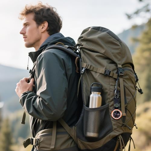 Reloj de supervivencia para hombres que practican aventura y camping 3