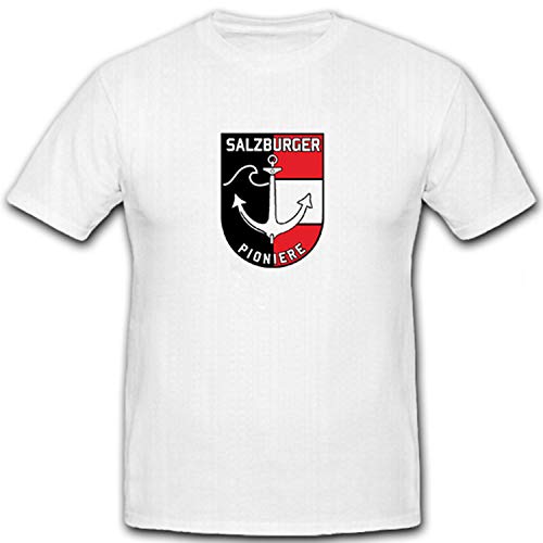 T-shirt Blanc Pionierbataillon 2 Austrian Army Salzburger 5754 en Taille 5XL
