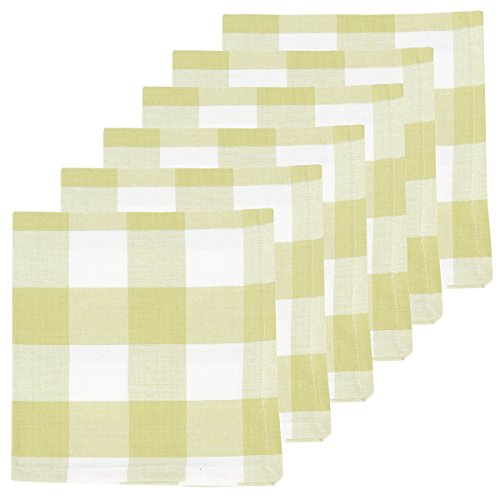 Servilletas de Tela C&F Home Verde 18x18 Pulgadas Pack x6 miniatura 2