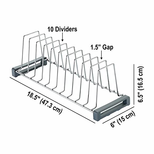 Image of Topaz Stainless Steel Thali Rack 20 Inch /Kitchen Rack /Tandem Insert /Plare Rack /Tandem Accessories