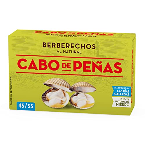 Cabo de Peñas Berberechos al Natural 45/55, 63g