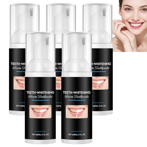 Pasta de dientes blanqueadora, espuma de mousse blanqueadora dental, pasta de dientes con hidroxiapatita, enjuague bucal, cuidado de limpieza profunda, cuidado suave de las encías, refresca el aliento