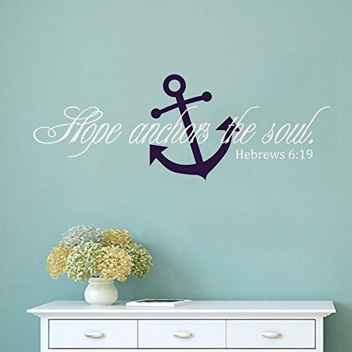 Wall Decal Decor Hope Anchors The Soul Hebrews 619