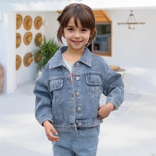 Personalized Kids Jean Jackets Girls Custom Denim Jacket Wedding Birthday Anniversary Party Coat2