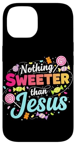 Nothing Sweeter Than Jesus Christmas Faith �N���X�`����T�V���c �X�}�z�P�[�X iPhone 14 �p