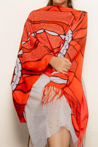 Advent Nativity Scarf - Large 27x70 Red Holiday Scarf with Christmas Bible Verse Scripture - Christian Gift for Women Pastor Wife Appreciation3