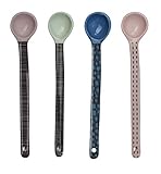 ASA COPPETTA 4er Set Löffel, Pastell/dekoriert L. 15 cm, Steinzeug