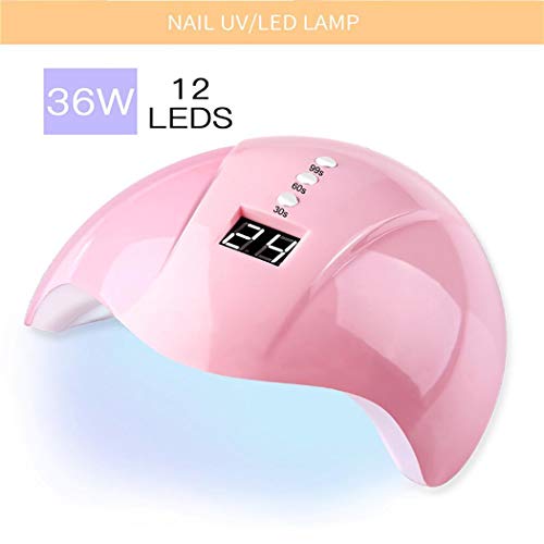 Idomeo Portable UV Lamp LED Dry Nail Kit Manicure Nail Tool Set