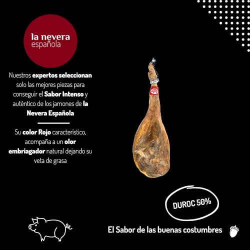 Miniatura 3 de Comabu - Jamón 50 Duroc - Pieza De 8 Kg Aprox. - 24 Meses De Curacion Y Secado Natural - Jamón Curado Con Toque Justo De Sal