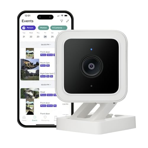 WyzeCam Cam Cam v3 C&aacute;mara de seguridad para mascotas, c&aacute;mara de s...