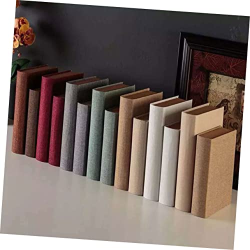 Decoración de la mesa sin peso usando modelo de libro PRETYZOOM decorativo de salón 6