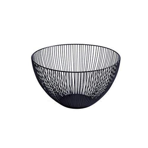 ZHANGXIAO Egg Basket, Metal Art Fruits Bread Holders Nordic Kitchen Gift Vintage Storage Hamper (Color : A)