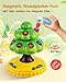 Montessori Toy for 2 Year Old Girl and Boy, Rotating Tree with 6 Fruits & Bird, Fine Motor Skills Toys for Age 2-4, Light Up & Christmas Music Toddler Learning Toys, Gift for Baby Boy Girl Age 1-3