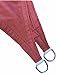 Petra's 20 Ft. X 10 Ft. Waterproof Rectangle Sun Sail Shade. Durable Woven Outdoor Patio Fabric w/Up to 90% UV Protection. 20x10 Foot. (Terracotta)