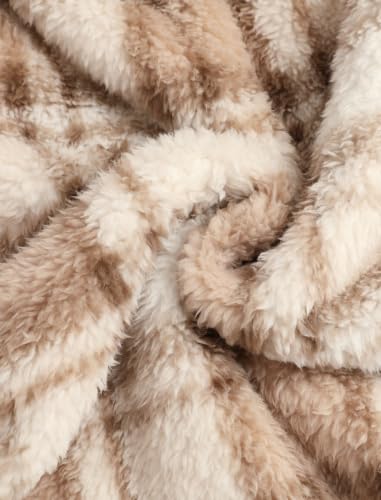 Image of ZAFUL Women's Fuzzy Plush Pajama Pants Wide Leg Pj Bottoms Lounge Pants | Soft Fluffy Sleep Pants Drawstring Elastic Waist Teddy Pjs for Women No Pockets