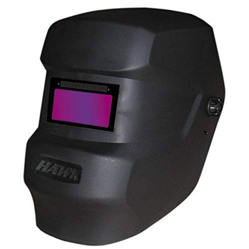 ArcOne SS240-0300 Super Singles Hawk Black Welding Helmet with 2 x 4.25" Fixed Front