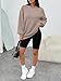 WYNNQUE Oversized Sweatshirts For Women Crewneck Fleece Pullover Comfy Hoodies Fall Outfits Fashion 2026 Winter Clothes Trendy Sweaters Ladies Plain Tops Cute Basics Clothing CoffeeGrey L