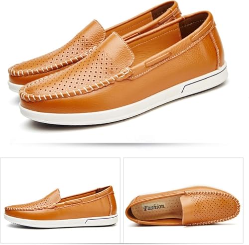 Men's Flat Penny Loafers Soft Walking Shoes4