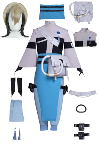 Cosplay Zanka Gachiakuta avec perruque complète Daiendi pour Halloween