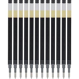 PILOT Pen G2 Gel Ink Refills For Rolling Ball Pens, Extra Fine Point, 0.5mm, Black Ink, 12-Pack