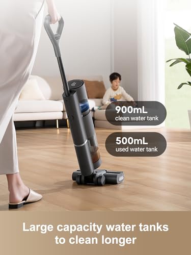 Image of DREAME H11 Core Wet Dry Vacuum Cleaner, Cordless Hard Floor Cleaner with Edge-to-Edge Cleaning, Self-Cleaning, LED Display, HEPA Filter, Floor Washer for Wood, Tile, Vinyl
