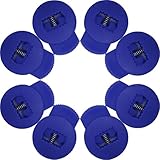 AliBall Glove Locks, Lace Locks for Baseball Glove 8 Pack, Never Need Thying Knots Again, Strong Elasticity, Made Plastic and Springs, Fits All Gloves, Baseball Glove Accessories (Navy Blue)