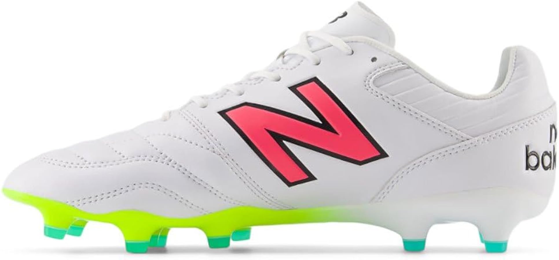 Amazon.com | New Balance 442 Pro V2 FG Soccer Shoe (White/Hi-Lite