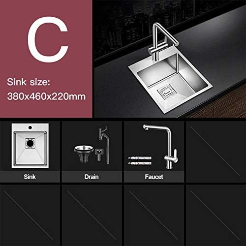 Sink Knife/Spoons/Fork/Chopsticks Cleaning And Storage Stainless Steel Kitchen Sink Small Bowl Commercial Bar (4045b)(3846c)